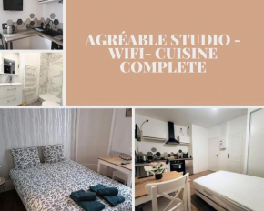 Agréable studio - Wi-Fi - cuisine complète